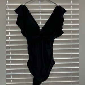 Black swimsuit